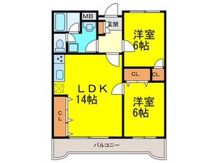 塩原ビルの物件間取画像